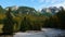 Autumn colours at Mangartski river on Mangart panorma road in Slovenia