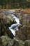 Autumn colours and waterfall at Birks Bridge