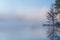 Autumn, Council Lake in Fog