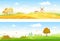 Autumn countryside banners