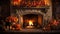 autumn cozy fall fireplace