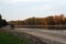 Autumn, Danube river in Szentendre, Hungary.