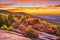 Autumn Dawn in Blue Ridge Mountains