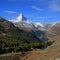 Autumn day in Zermatt