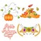 Autumn Doodle Vector Set