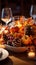 Autumn Elegance: A Captivating Thanksgiving Centerpiece