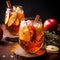 Autumn Elixir: A Cup of Sparkling Apple Cider Sangria