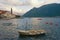 Autumn evening of Bay of Kotor. Perast town, Montenegro