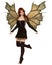 Autumn Fairy with Leafy Wings