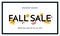 Autumn fall sale maple leaf poster autumnal shopping promo discount banner online store