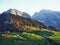 Autumn feeling on the pastures and meadows of Thur River Valley