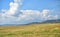 Autumn fields in Auvergne region