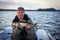 Autumn fishing walleye