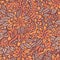 Autumn flowers. Seamless decorative pattern.