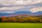 Autumn foliage colors brighten up the landscape