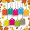 Autumn Foliage House Price Stickers