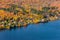 Autumn foliage in Quebec, from Mount Pinacle