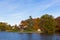 Autumn in Frederiksbork park, Hilleroed, Denmark