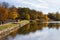 Autumn in Frederiksbork park, Hilleroed, Denmark