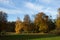 Autumn in Frederiksbork park, Hilleroed, Denmark