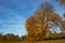 Autumn in Frederiksbork park, Hilleroed, Denmark