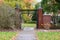 Autumn gates on lower campus, Oregon State University, Corvallis