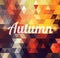 Autumn geometric background