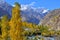 Autumn at Ghizer Valley. Northern Pakistan.