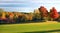 Autumn Golf Fairway