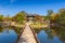 Autumn of Gyeongbokgung Palace in Seoul ,Korea.