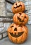 Autumn and Halloween decorative pumpkin