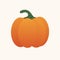 Autumn Halloween or Thanksgiving seasonal pumpkin vector illustration