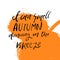 Autumn hand lettering for your design
