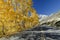 Autumn highway in Sierra Nevada mountains