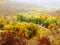 Autumn hilly landscape