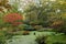 Autumn hues Japanese Garden, tranquility and beauty