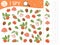 Autumn I spy game for kids. Searching and counting activity for preschool children with cute fall season plants. Funny printable