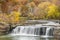 Autumn Indiana Waterfall