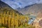 Autumn at Khalti Lake. Ghizer Valley. Northern Pakistan.