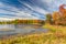 Autumn Lake in the American Midwest