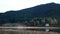 Autumn lake on Averoy near Kristiansund in More og Romsdal in Norway