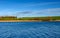 Autumn by the lake, nice weather, Wintersett Reservoir, sunny weather