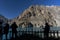 Autumn landscape with atabad lake and boats , photography of northern areas of gilgit baltistan pakistan