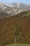 Autumn landscape on Colla valley