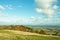 Autumn landscape and countryside in the Malvern hills of England