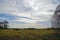 Autumn landscape. Floodplain and river Berezina. Sunny day in October.