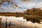 Autumn landscape image of the Black Marsh in North Point State Park.