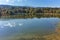 Autumn Landscape of Iskar River near Pancharevo lake, Sofia city Region