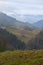 Autumn landscape in the Jura Mountains range