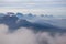 Autumn landscape in the Jura Mountains range